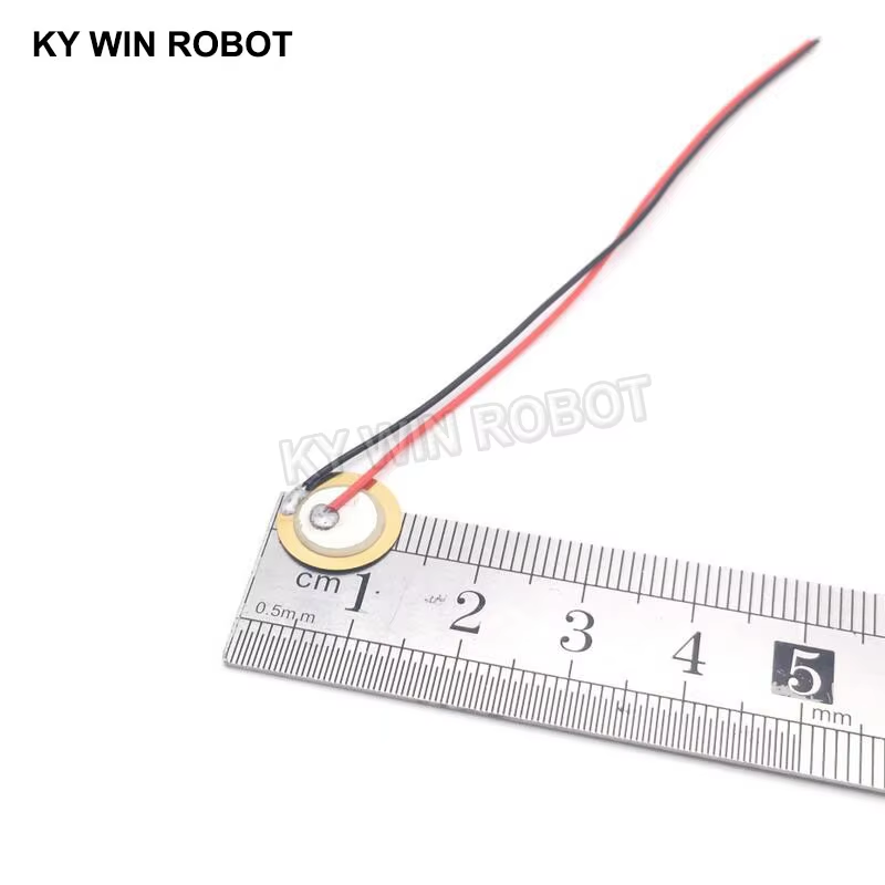 Diy Electronic Components - 10 個圧電ピエゾセラミックウエハープレート直径 12 ミリメートルブザースピーカー IC 電子部品