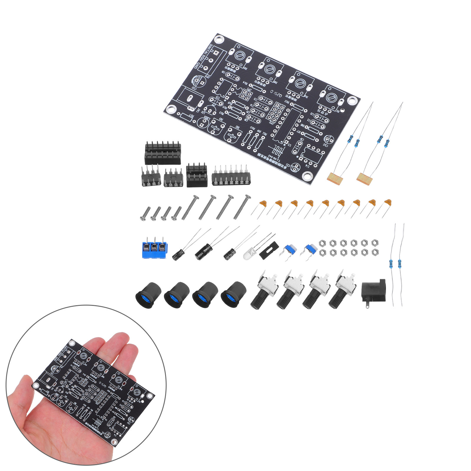 Diy Electronics Test Equipment - Icl8038 DIYキット 低周波機能搭載 完全電子テスト機器 ポータブルケース