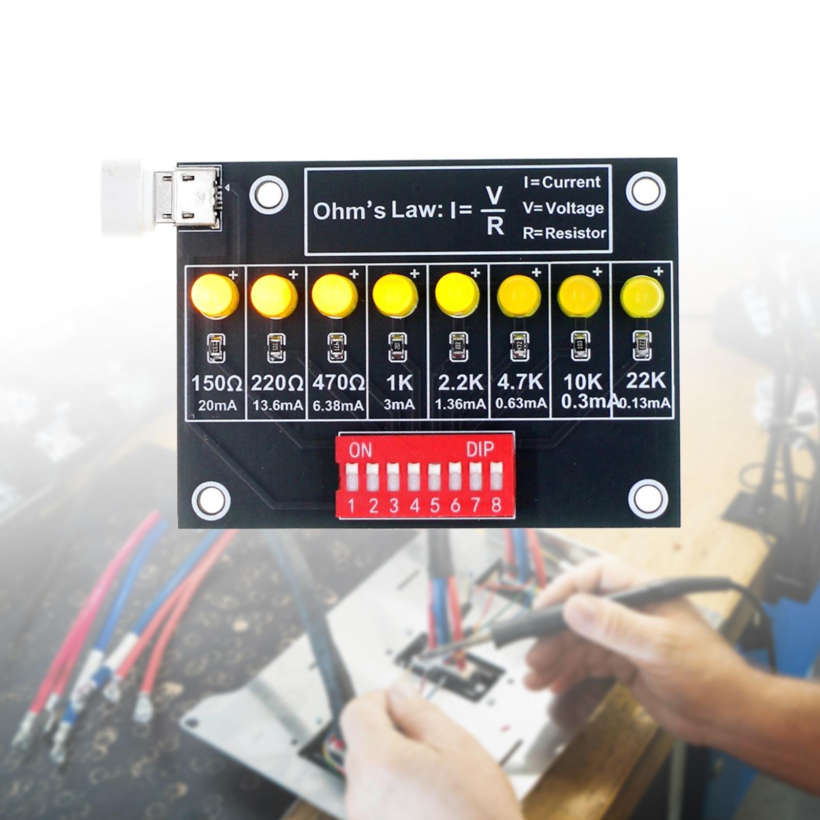 Diy Electronics Board - DIY はんだ付け練習キット オームズ法則学習ボード 金属電子教育実験 ラボトレーニング用