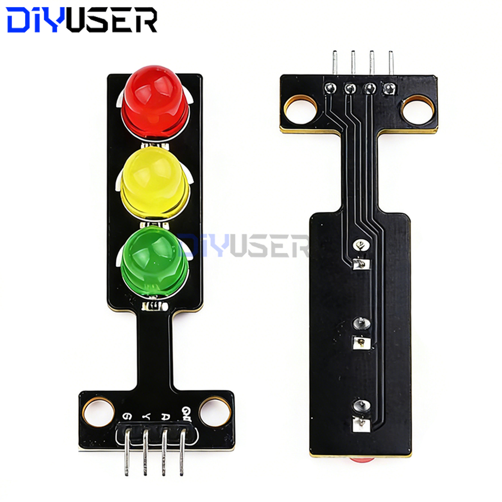 Diy Electronics Raspberry Pi - LED交通信号モジュール 5V デジタル信号 3色 RGB Raspberry