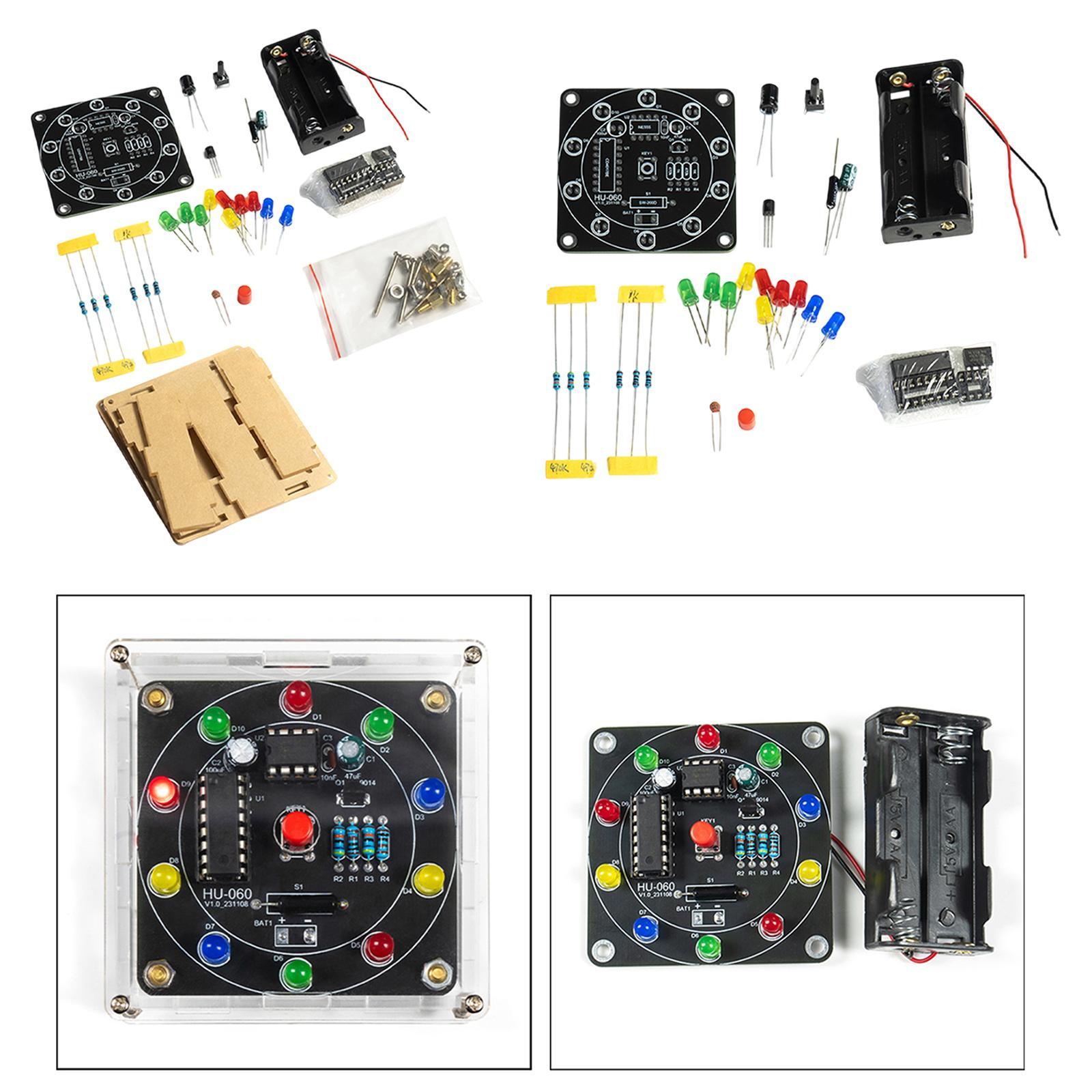 Interesting Diy Electronics Projects - 電子ラッキーターンテーブルDIYキット 面白い学習 創造的で実用的 NE555 CD4017 はんだ付けプロジェクト