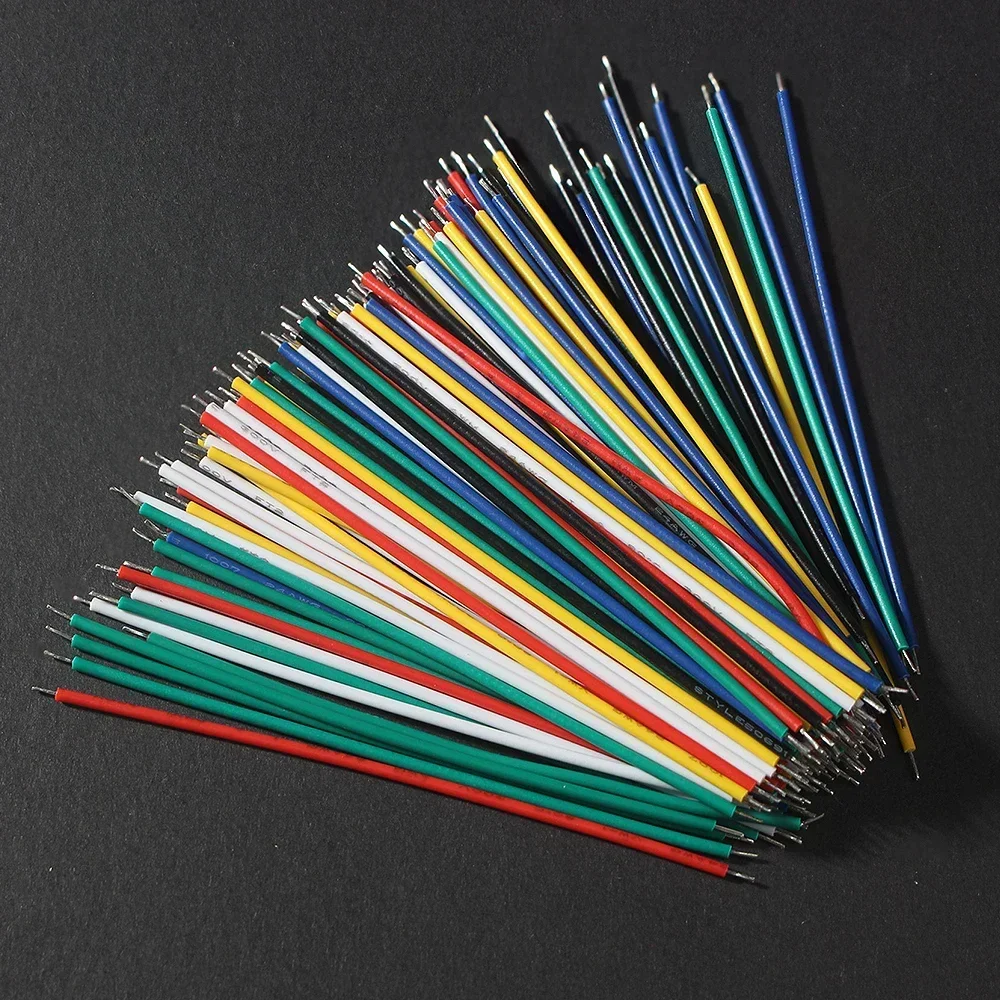 Diy Electronics Raspberry Pi - 120 個 24AWG/26AWG 錫メッキ銅ジャンパーワイヤー 6 色ブレッドボードケーブルキット