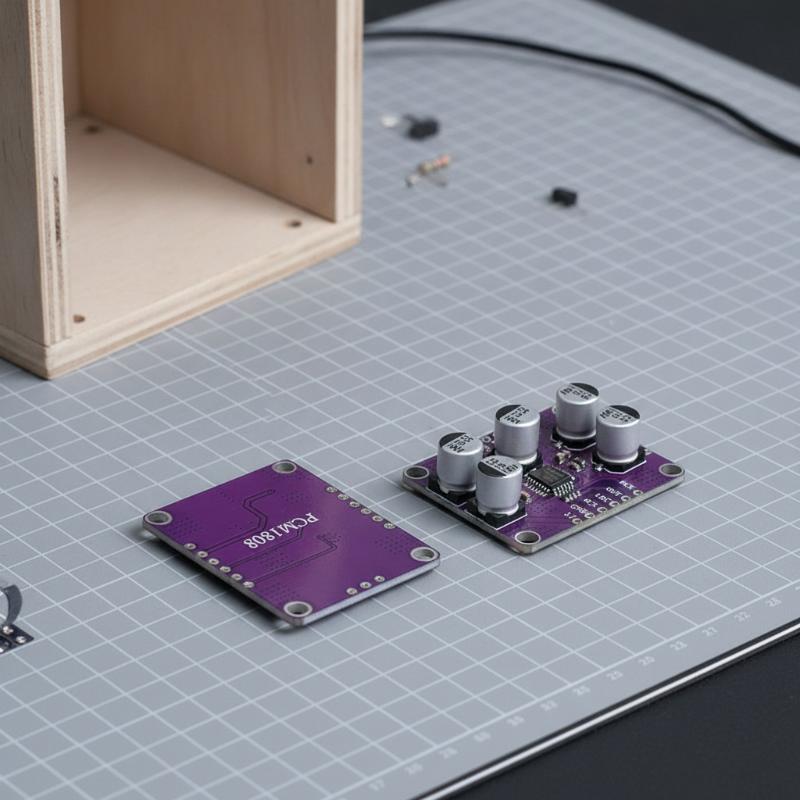 Diy Electronic Components - 新製品 24ビット PCM1808 ステレオ ADC モジュール