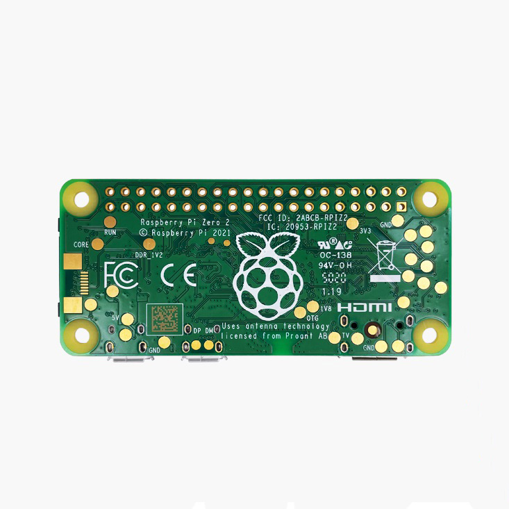 Raspberry Pi Zero - ラズベリーパイ ゼロ 2W、5倍速い。 1GHzクアッドコアArm Cortex-A53 CPU、WiFi、BT
