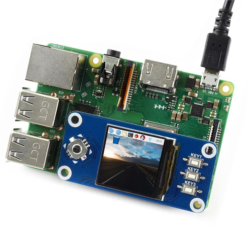 Raspberry Pi用HAT 1.3インチIPS LCD - Raspberry Pi Zero のレビューと価格