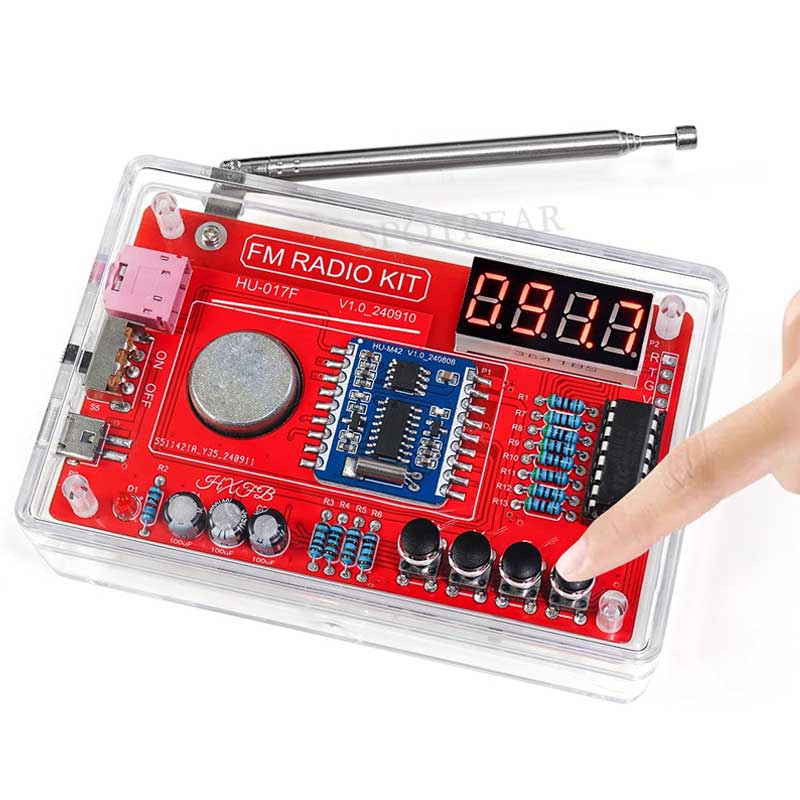 FMラジオDIY電子キット はんだ付け練習用回路基板 開発ボ - Interesting Diy Electronics Projects のレビューと価格