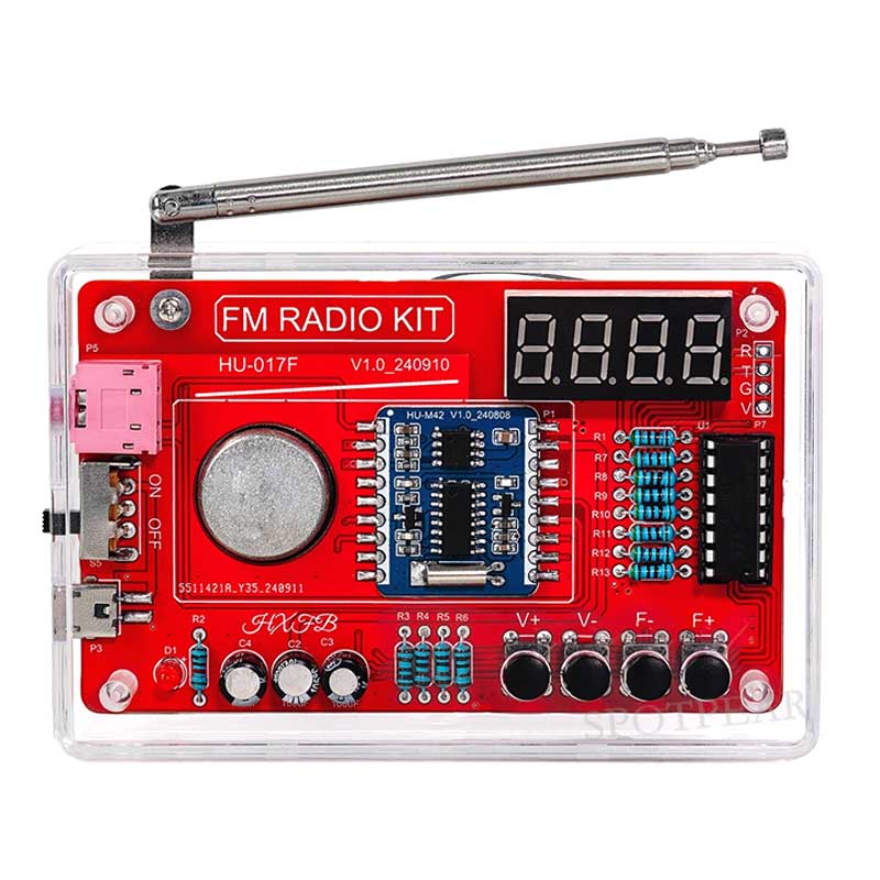 FMラジオDIY電子キット はんだ付け練習用回路基板 開発ボ - Interesting Diy Electronics Projects のレビューと価格