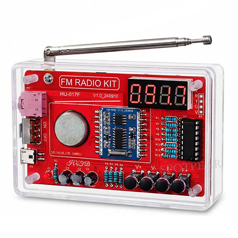 FMラジオDIY電子キット はんだ付け練習用回路基板 開発ボ - Interesting Diy Electronics Projects のレビューと価格