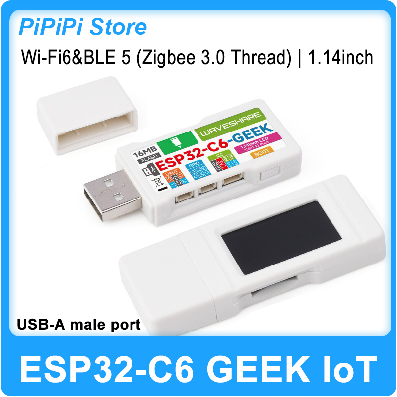 ESP32-C6 GEEK開発ボード 1.14インチLCDス - Diy Electronics Board のレビューと価格