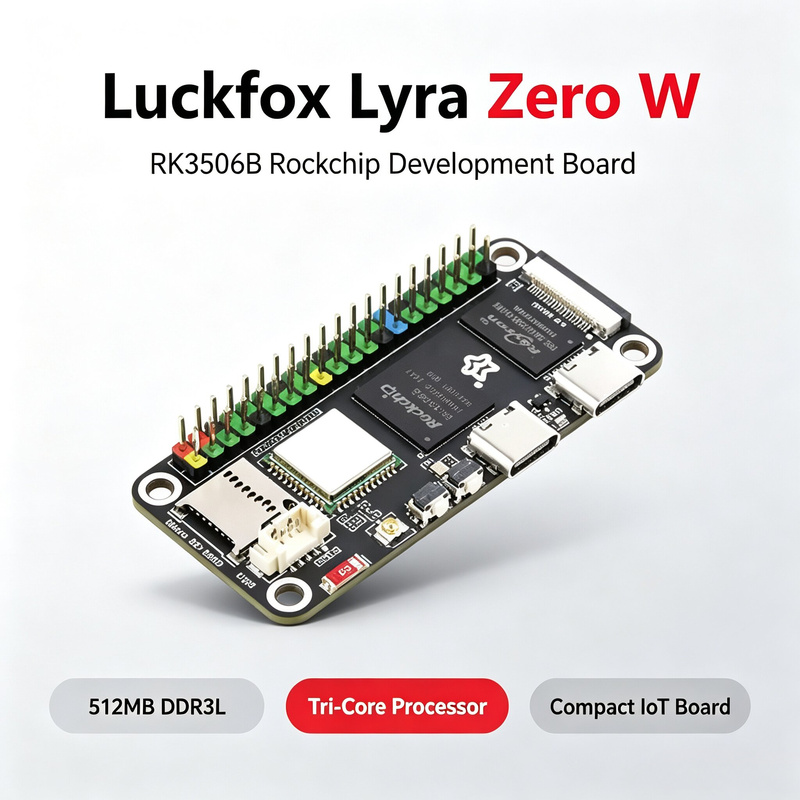 Luckfox Lyra Zero W RK3506B Ro - Raspberry Pi Zero のレビューと価格