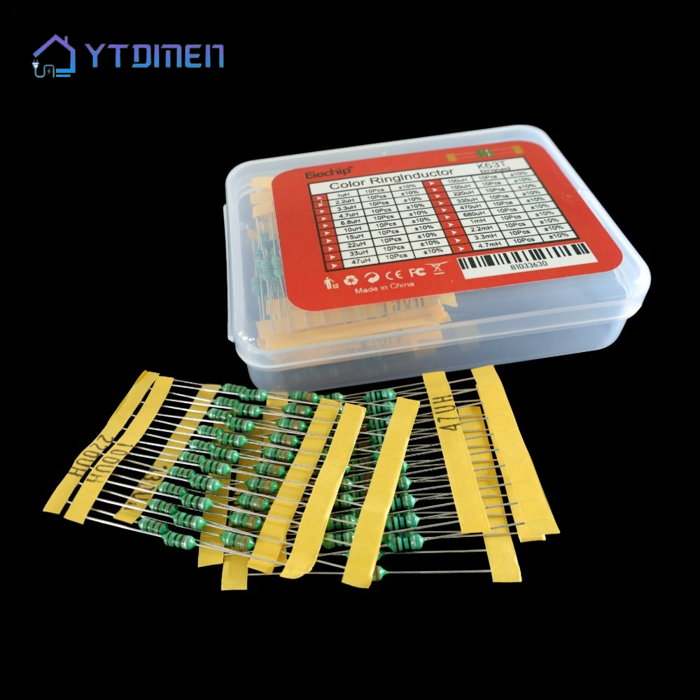 200個 1/2W 0410 カラーリングインダクターキット - Diy Electronics Com のレビューと価格