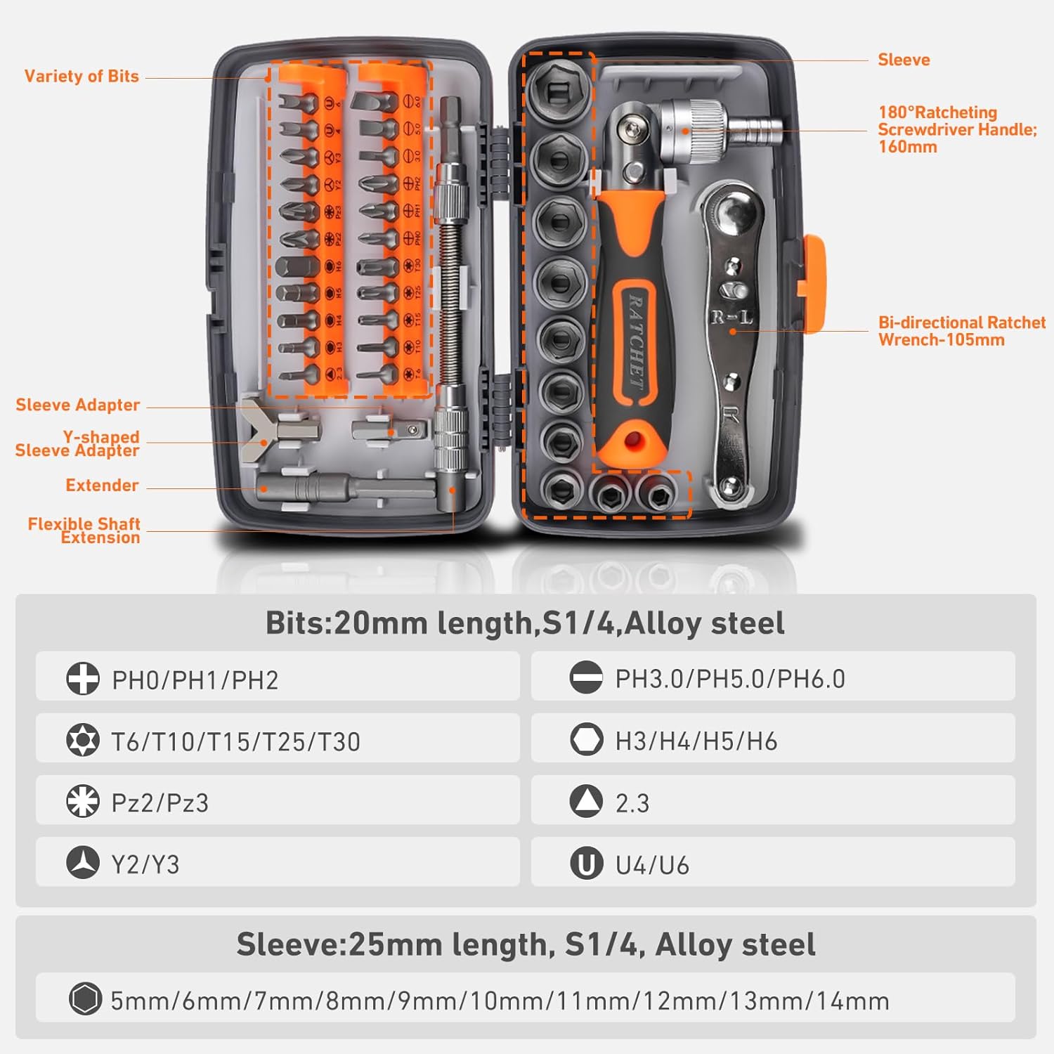 Singalon 38-in-1 多機能ラチェットドライバー - Diy Electronics Com のレビューと価格