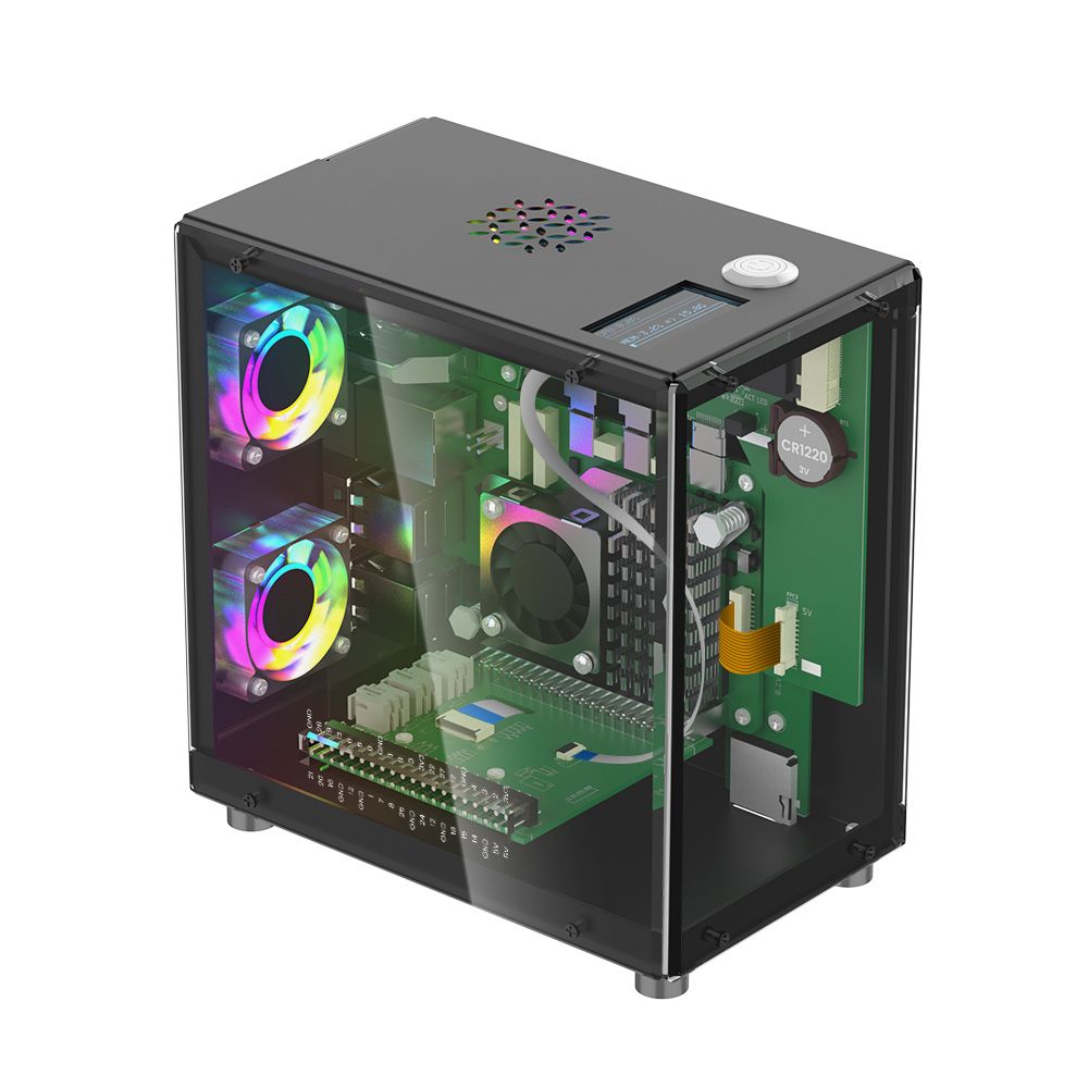 Raspberry Pi 5ケース保護キット、タワー型クーラ - Diy Electronics Raspberry Pi のレビューと価格