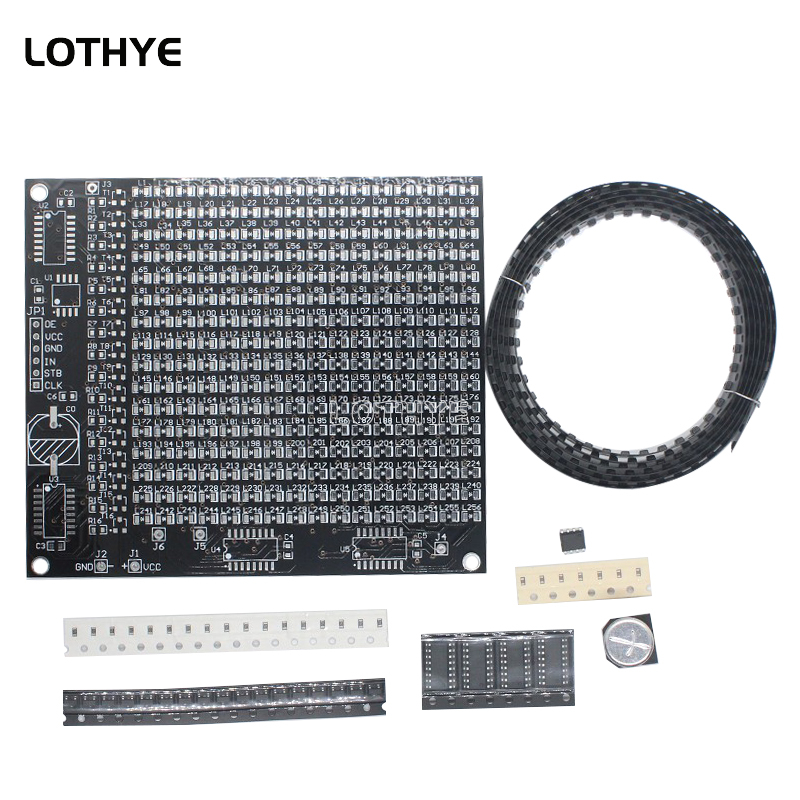 DIY 電子キット 256 LED ドットマトリックス広告ス - Diy Electronic Components のレビューと価格