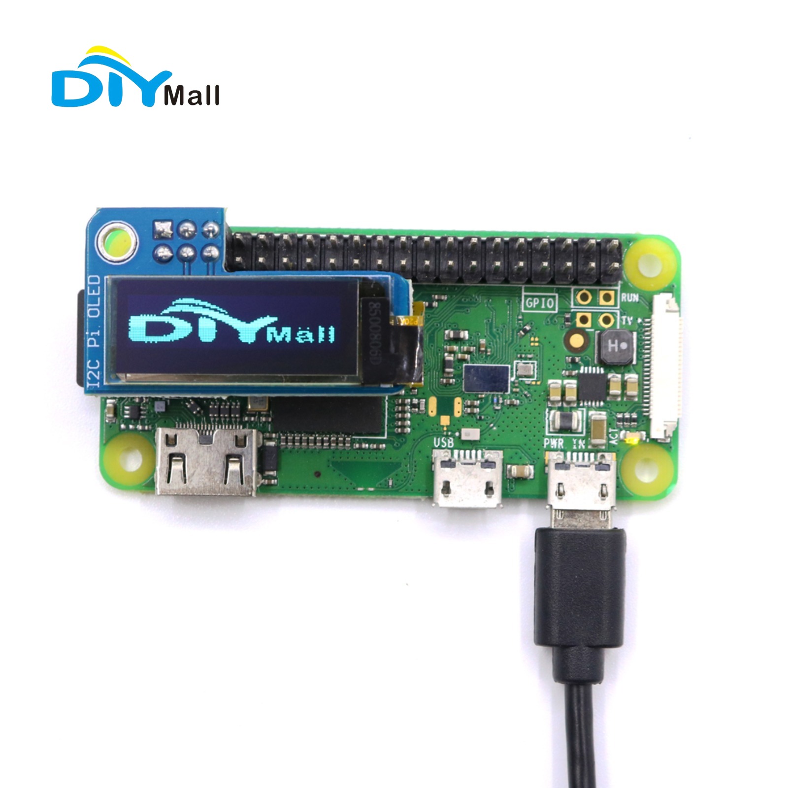 DIYmall 0.91インチ OLEDディスプレイ 128 - Diy Electronics Raspberry Pi のレビューと価格