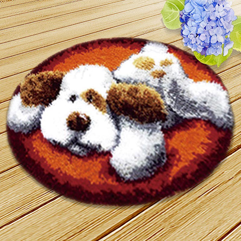 般若カーペット刺繍ラッチフックキット漫画動物未定義ラッチフッ - Diy Electronics Com のレビューと価格