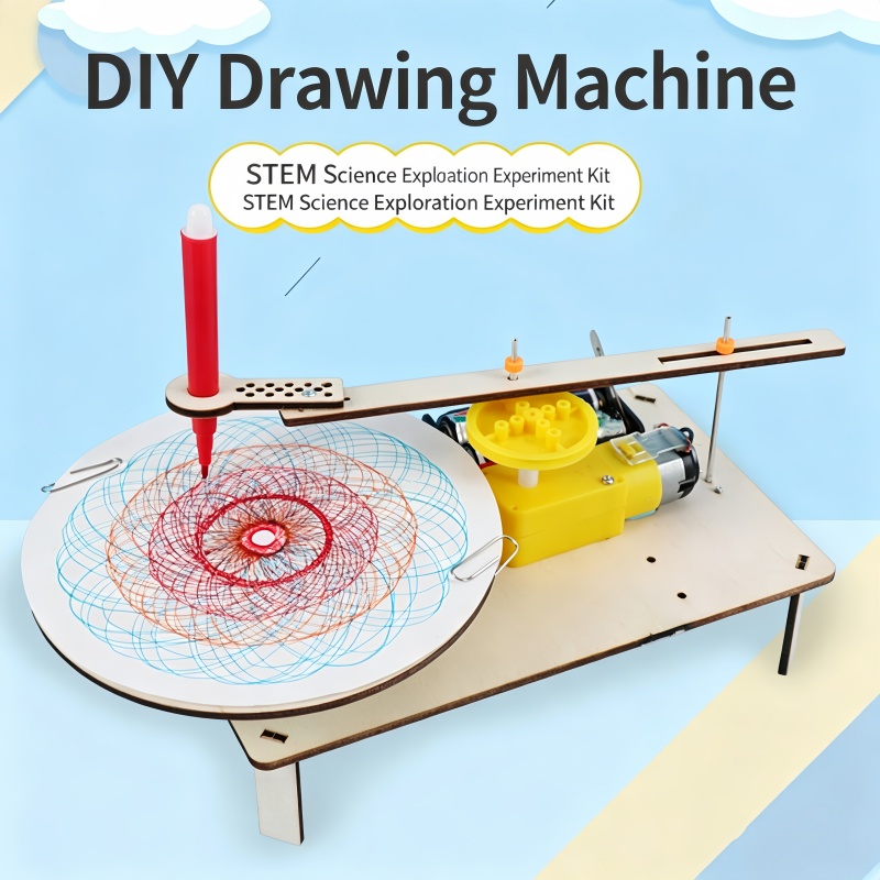 1-3個入り DIY木製電動プロッター描画ロボットおもちゃ  - Diy Electronics Com のレビューと価格