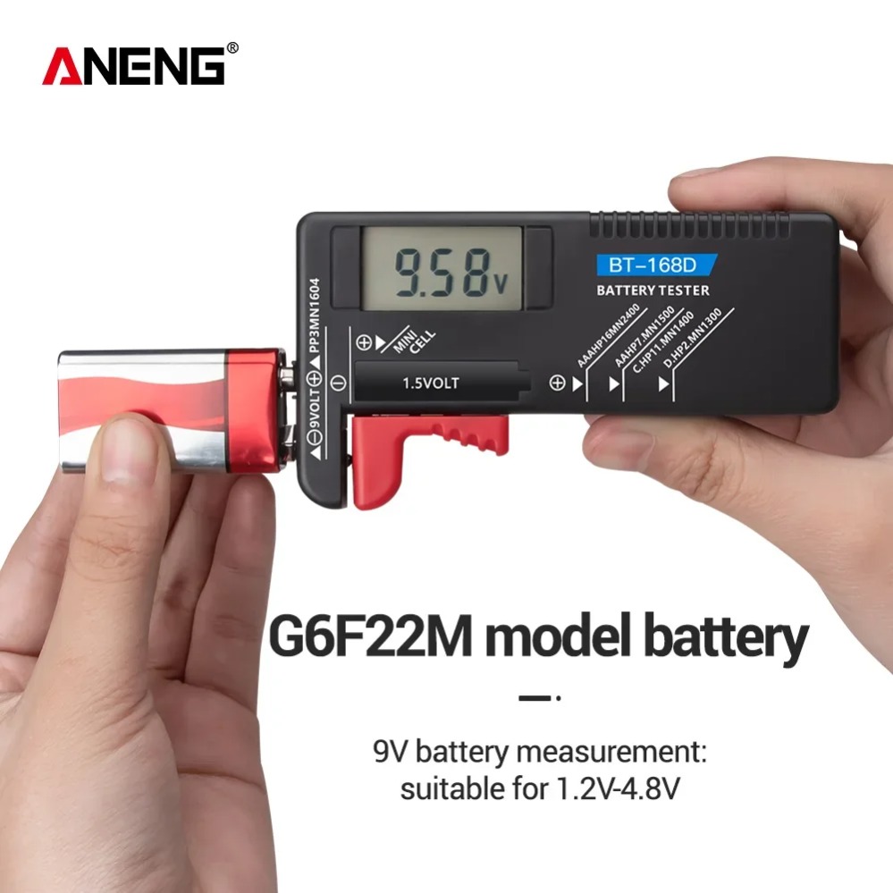 バッテリーテスター ANENG BT-168/ BT-168 - Diy Electronics Test Equipment のレビューと価格