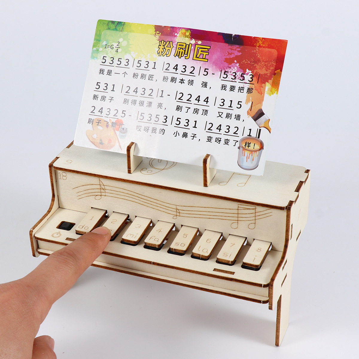 DIY 木製電子ピアノモデル STEM 組み立てキット物理学 - Diy Electronics Com のレビューと価格